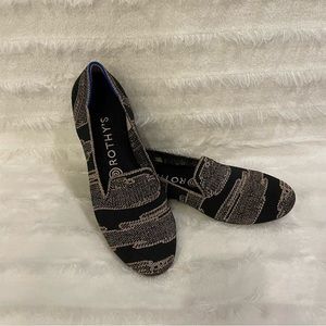 Rothy’s US 7 Golden Shimmer loafers